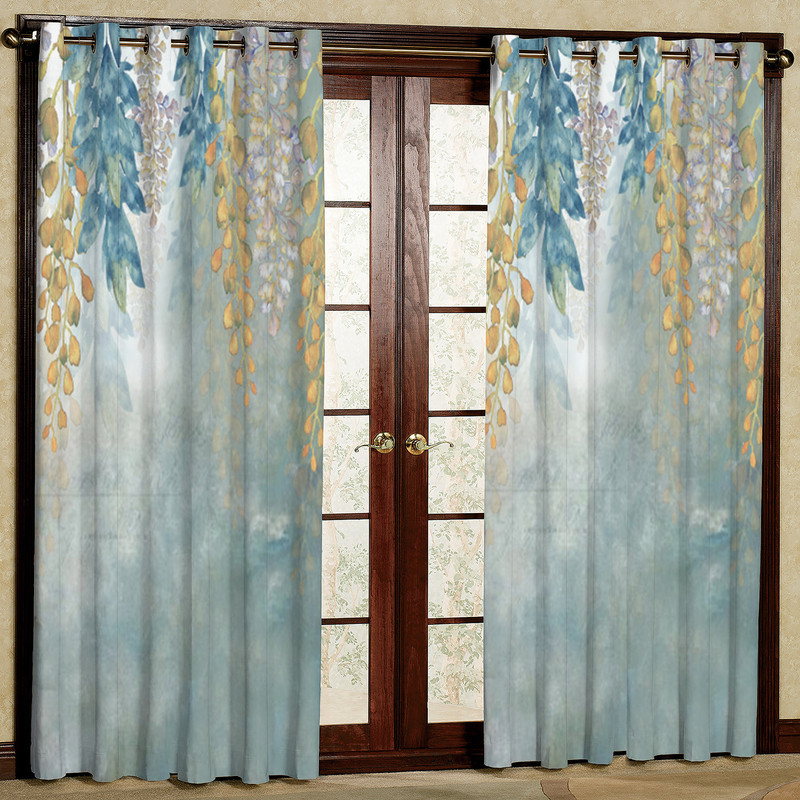 پرده مدل مخمل پانچی کد 4348RT2 سایز 200x140 سانتی متر