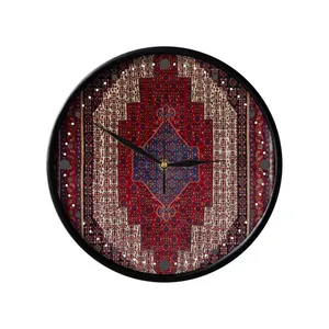 ساعت دیواری مدوپد طرح فرش سنندج مدل C-Sanandaj19