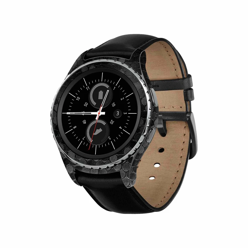 برچسب ماهوت طرح Honey-Comb-Circle مناسب برای ساعت هوشمند سامسونگ Galaxy Gear S2 Classic