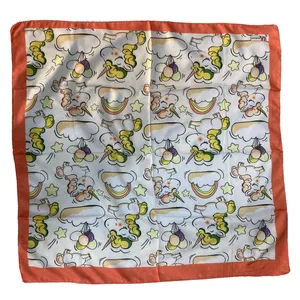 روسری دخترانه مدل ابر و اسب تک شاخ