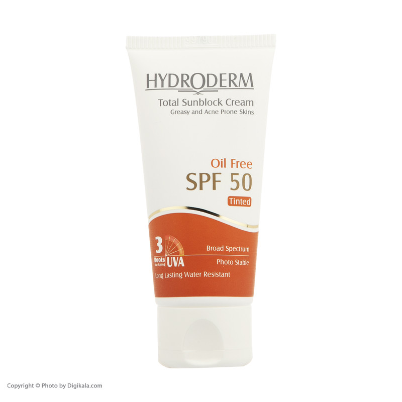 کرم ضد آفتاب هیدرودرم مدل Medium Beige SPF50 حجم 50 میلی لیتر