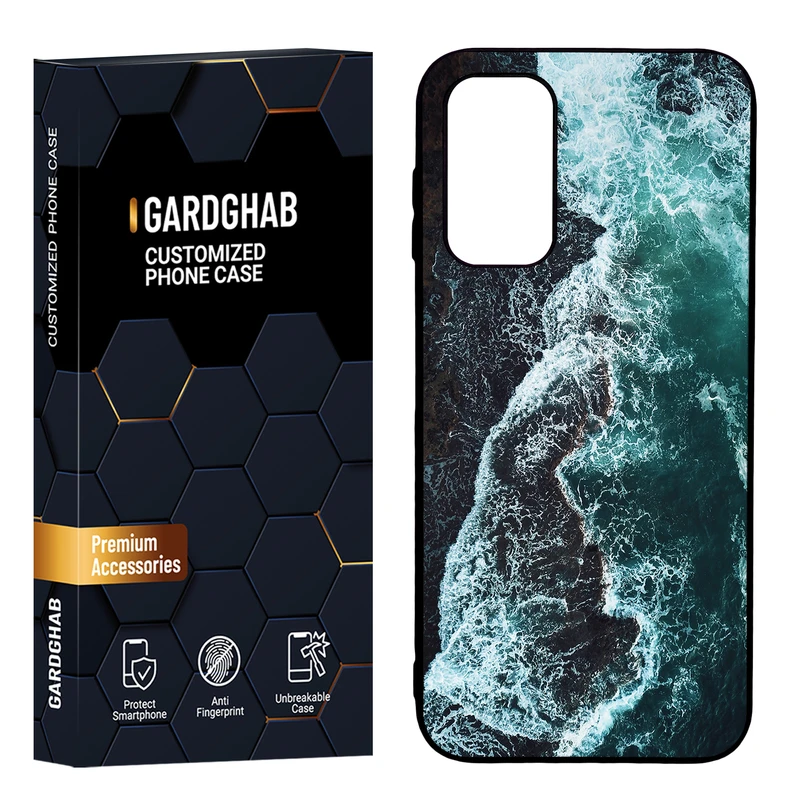 کاور گارد قاب مدل پشت گلس منظره و طبیعت مناسب برای گوشی موبایل سامسونگ Galaxy A14