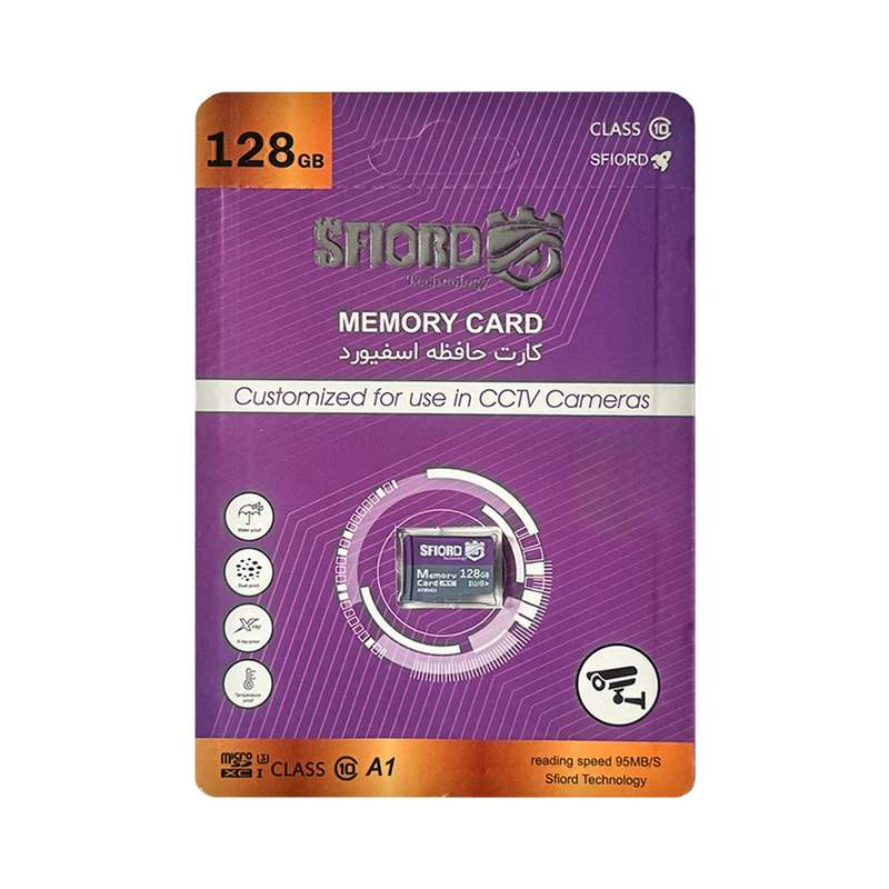 کارت حافظه microSDXC اسفیورد مدل Ultra A1 کلاس 10 استاندارد UHS-I سرعت 95MBps ظرفیت 128 گیگابایت کارت حافظه microSDXC اسفیورد مدل Ultra A1 کلاس 10 استاندارد UHS-I سرعت 95MBps ظرفیت 128 گیگابایت