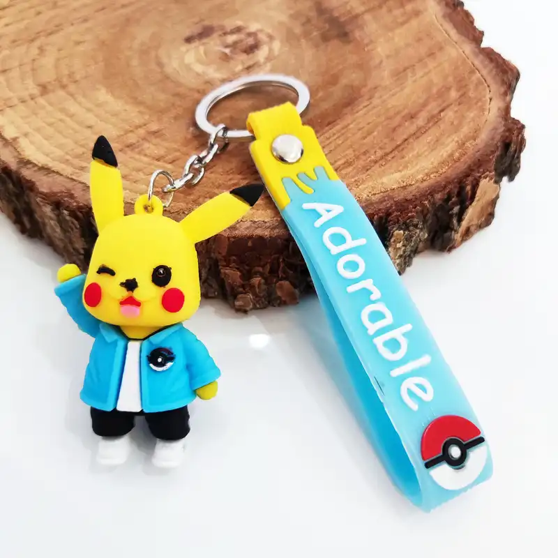 جاکلیدی مدل سیلیکونی طرح پوکمون پیکاچو چشمک کد DB20