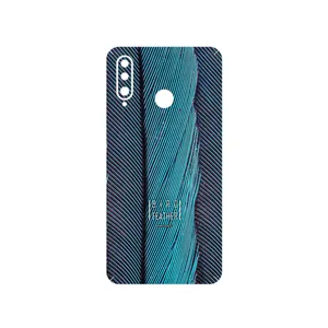 MAHOOT Turquoise feathers Cover Sticker for Huawei P30 Lite  24 MP Camera
