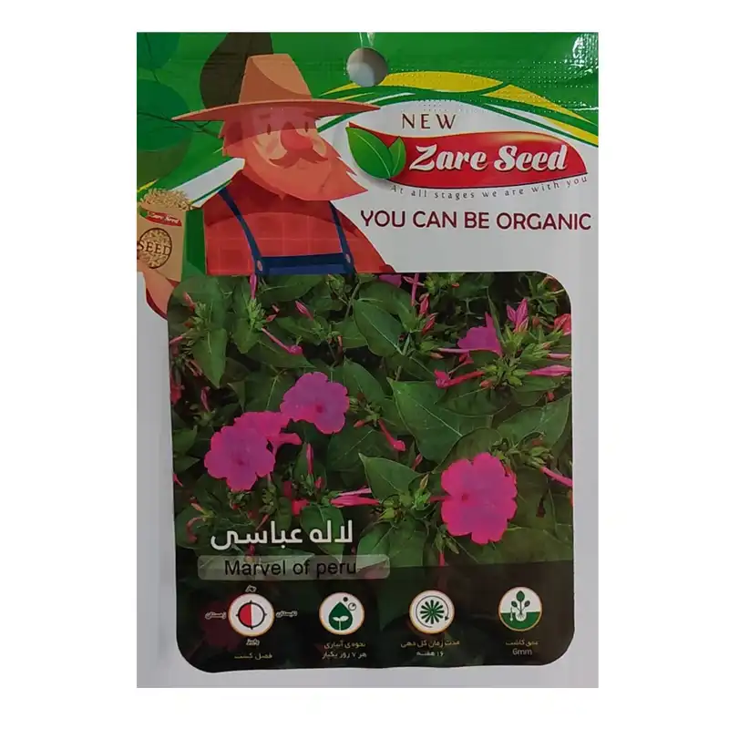 بذر گل لاله عباسی زارع سید کد ZS-1046 بسته 3 عددی