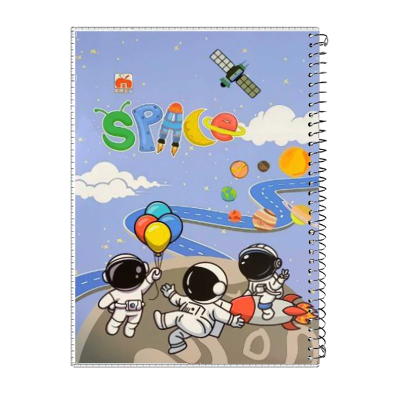 دفتر نقاشی 40 برگ آلما مدل کارتونی طرح فضانورد کد 7454