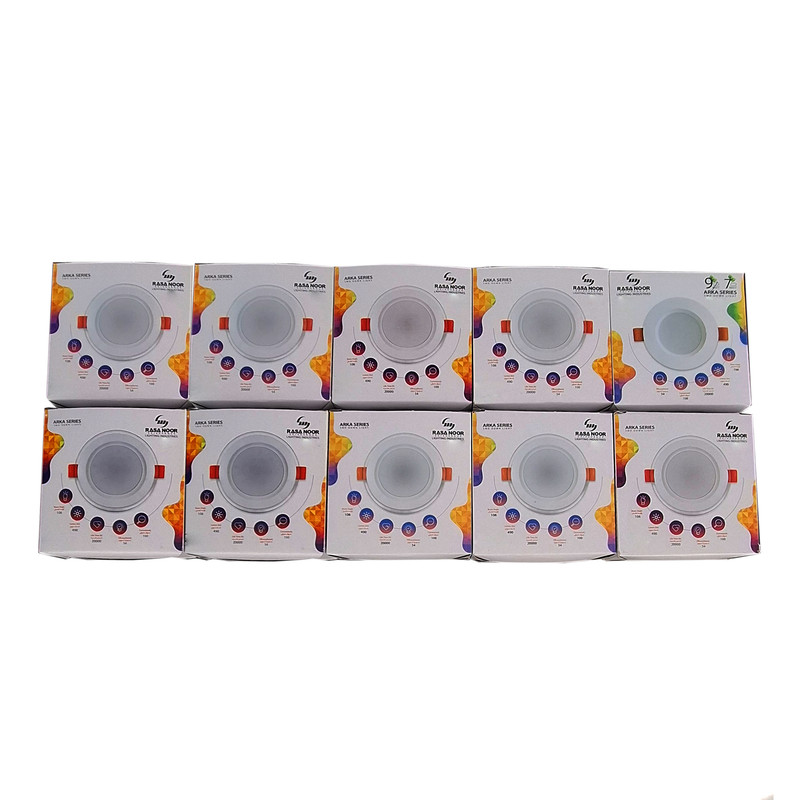 پنل ال ای دی 7 وات رسانور مدل آرکا مجموعه 10 عددی