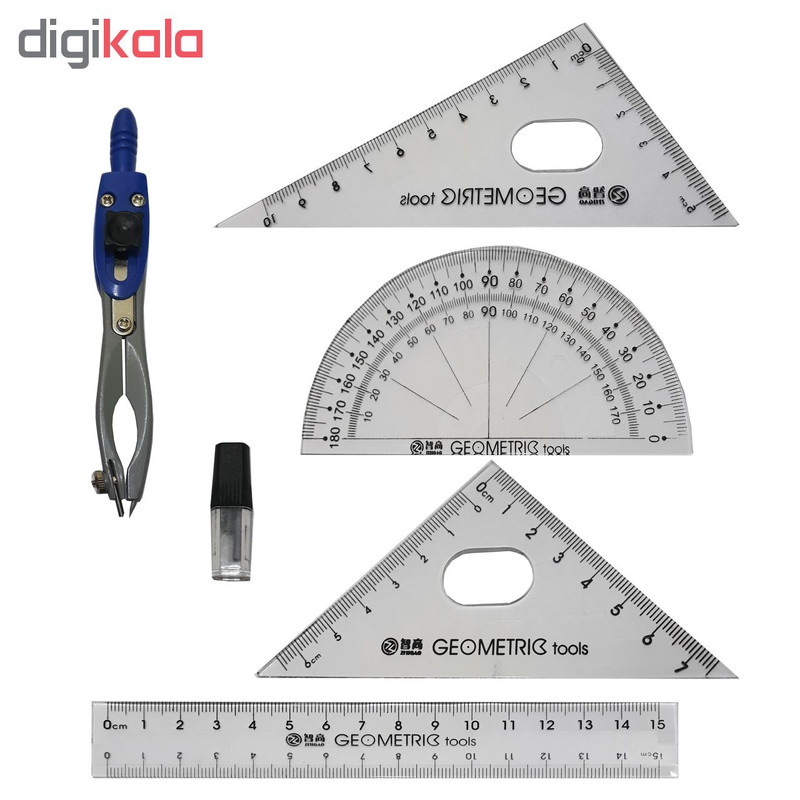 ست پرگار و خط کش ژیگ مدل Geometric Tools کد ZG-2551 ست پرگار و خط کش ژیگ مدل Geometric Tools کد ZG-2551