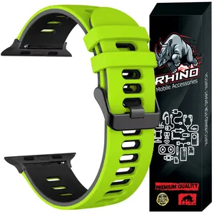 بند راینو مدل Dual Color مناسب برای اپل واج سری 7 سایز 45mm