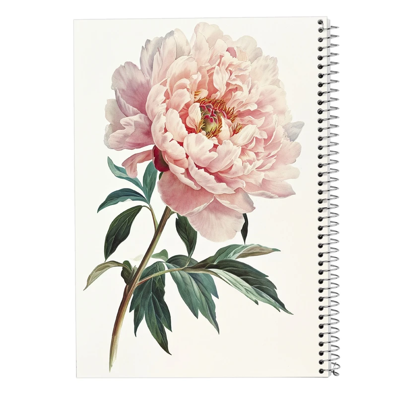 دفتر ژورنال نویسی 50 برگ مدوپد مدل نقطه ای طرح گل کد DF13846