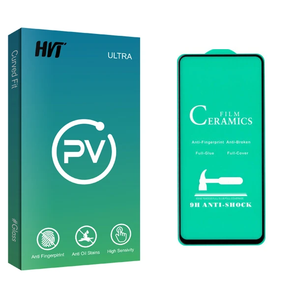 محافظ صفحه نمایش سرامیکی اچ وی تی مدل PV glass مناسب برای گوشی موبایل شیائومی Redmi Note 9 Pro / Note 9S