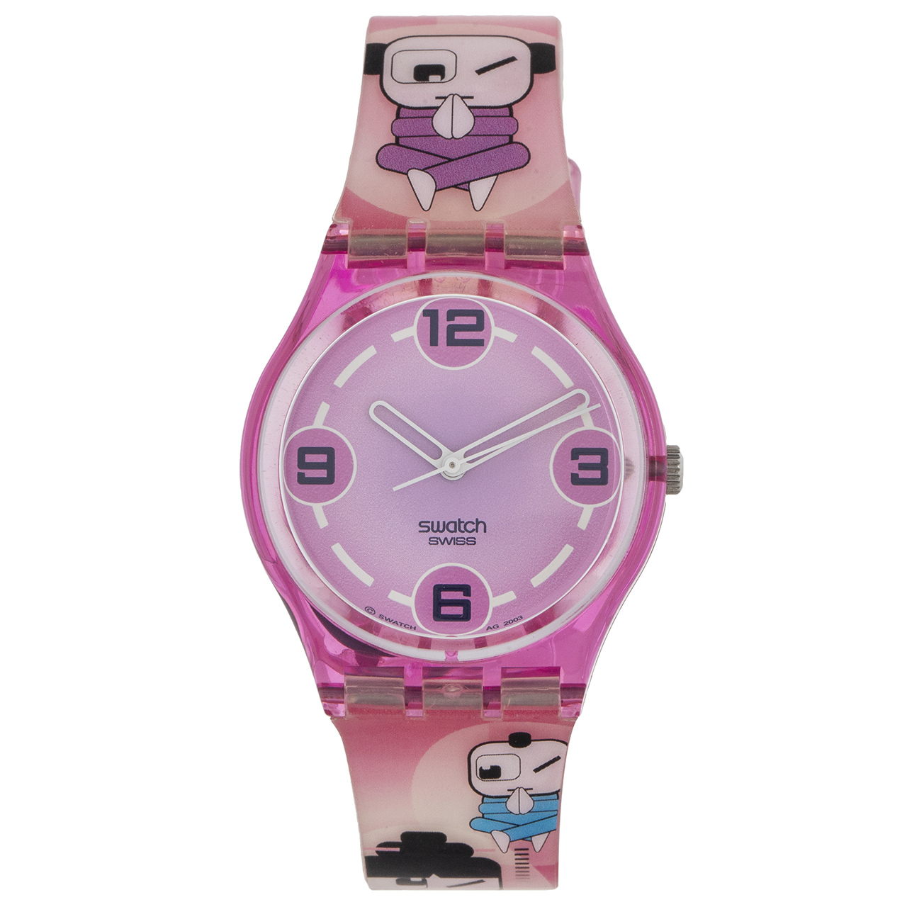 ساعت مچی عقربه ای بچگانه سواچ مدل GP127