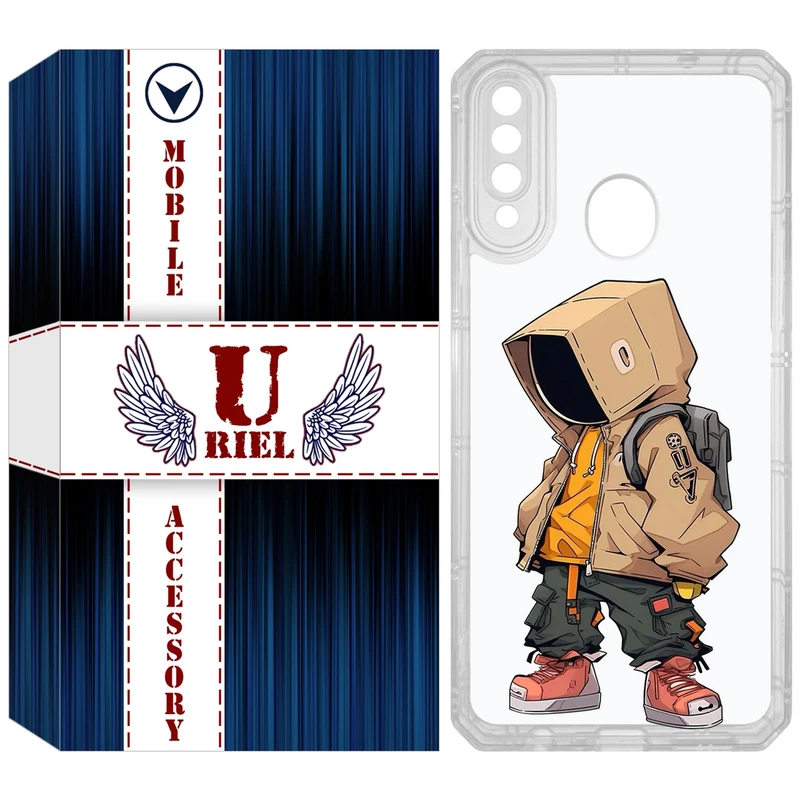 کاور یوریل مدل Clear کد 39 طرح پسر مناسب برای گوشی موبایل سامسونگ Galaxy A20s