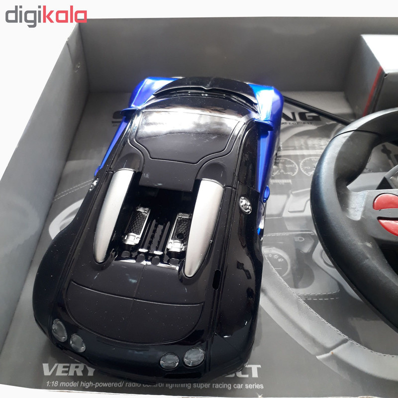 ماشین بازی کنترلی طرح بوگاتی ویران مدل SPEED KING