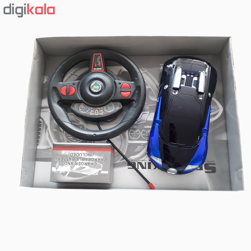 ماشین بازی کنترلی طرح بوگاتی ویران مدل SPEED KING