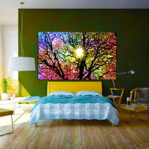 Ti dacks Patting modern tree psy acids TiA242 Canvas board