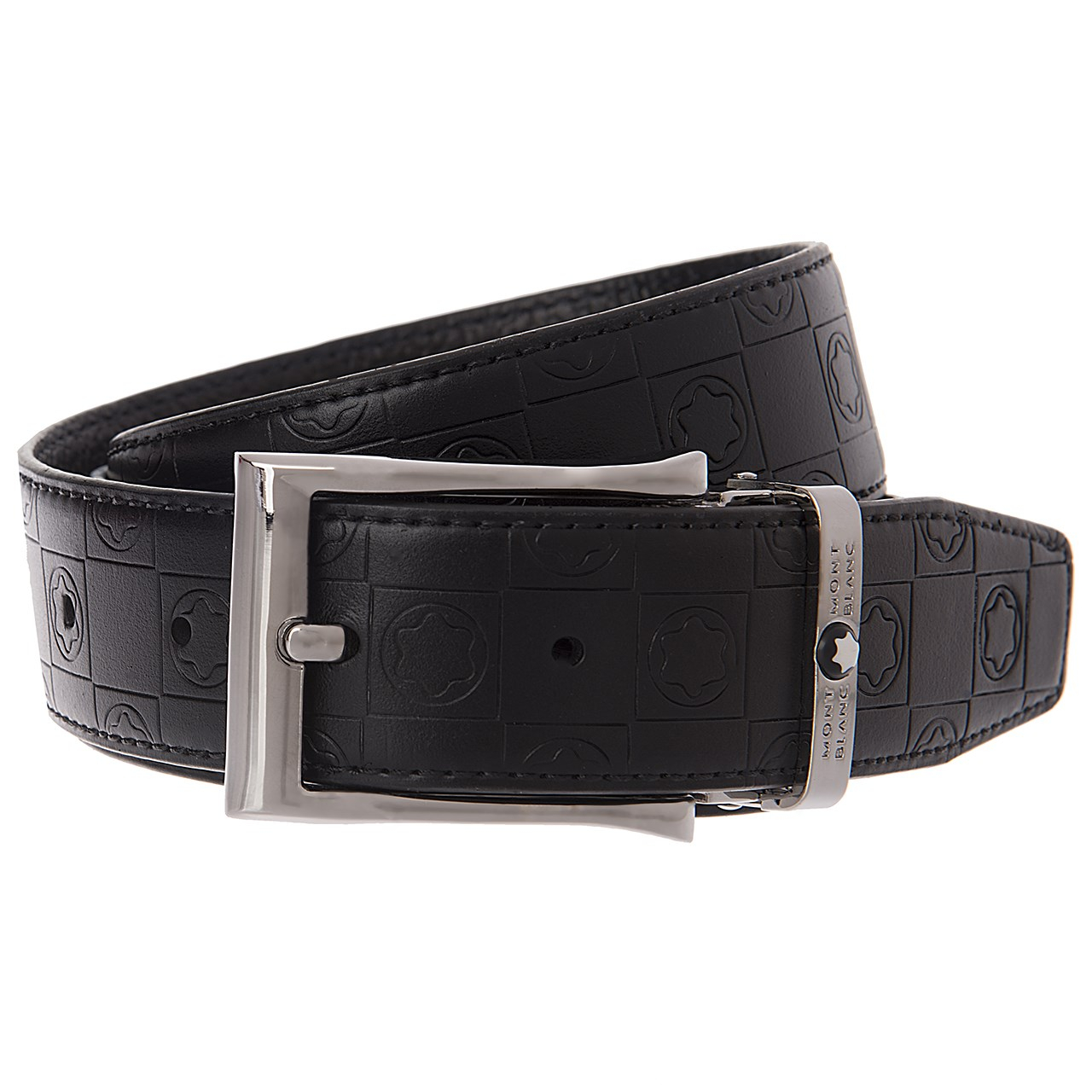 کمربند مردانه مون بلان مدل A11-B Black