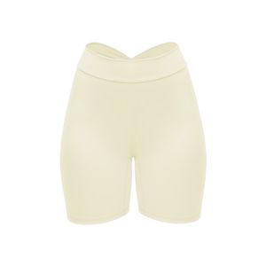 شلوارک ورزشی زنانه مدل فلامینگو پشت چین دار هفتی کد 2433