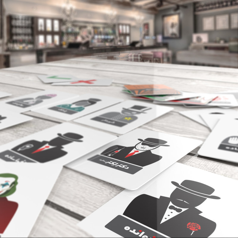 بازی فکری مدل کارت مافیا BLK مجموعه 3 عددی