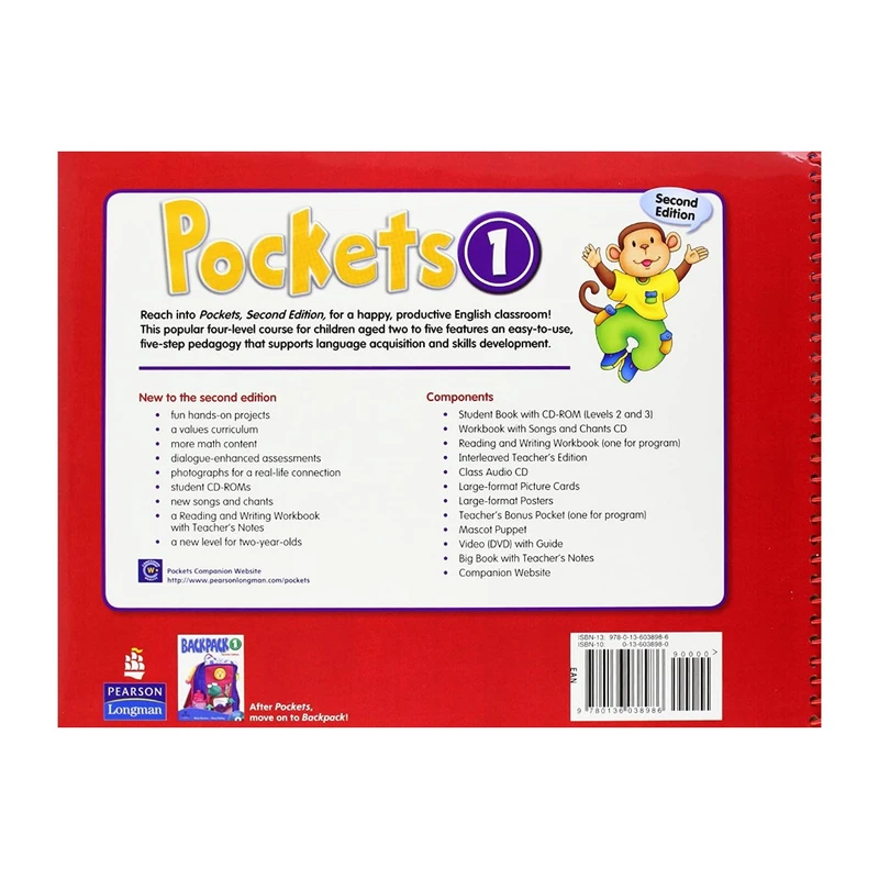 عکس شماره 2 : کتاب pockets 1 اثر barbara hojel انتشارات پرسون