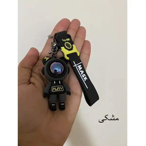 جاکلیدی مدل سیلیکونی طرح آدم فضایی کدaf