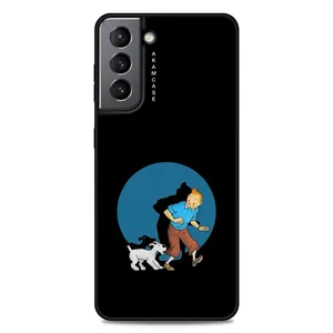 AKAM AMC-WSGS21-TINTIN-16 Cover For Samsung Galaxy S21