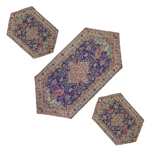 ست سه تکه رومیزی ترمه مدل هفت سین کد SMH3-3