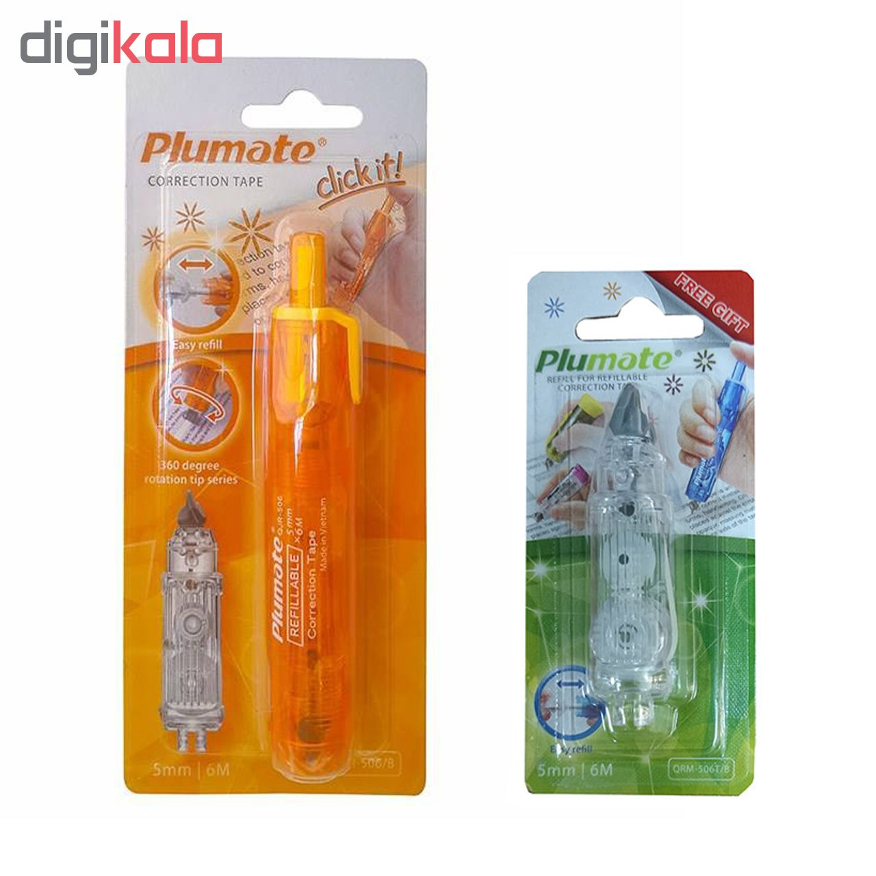 غلط گیر نواری مدل پلومیت کد QJR-506/B به همراه یدک غلط گیر پلومیت کد 506/TB