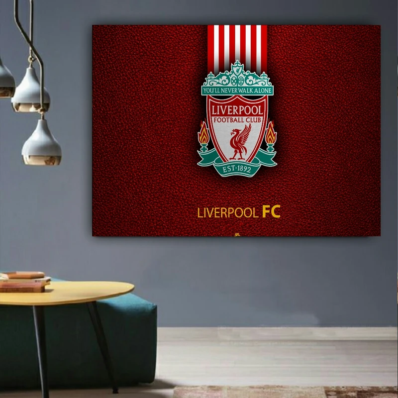  پوستر دیواری طرح لوگو لیورپول مدل PO1833
