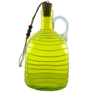 بطری شیشه ای طرح چهارگوش نواری کد 481