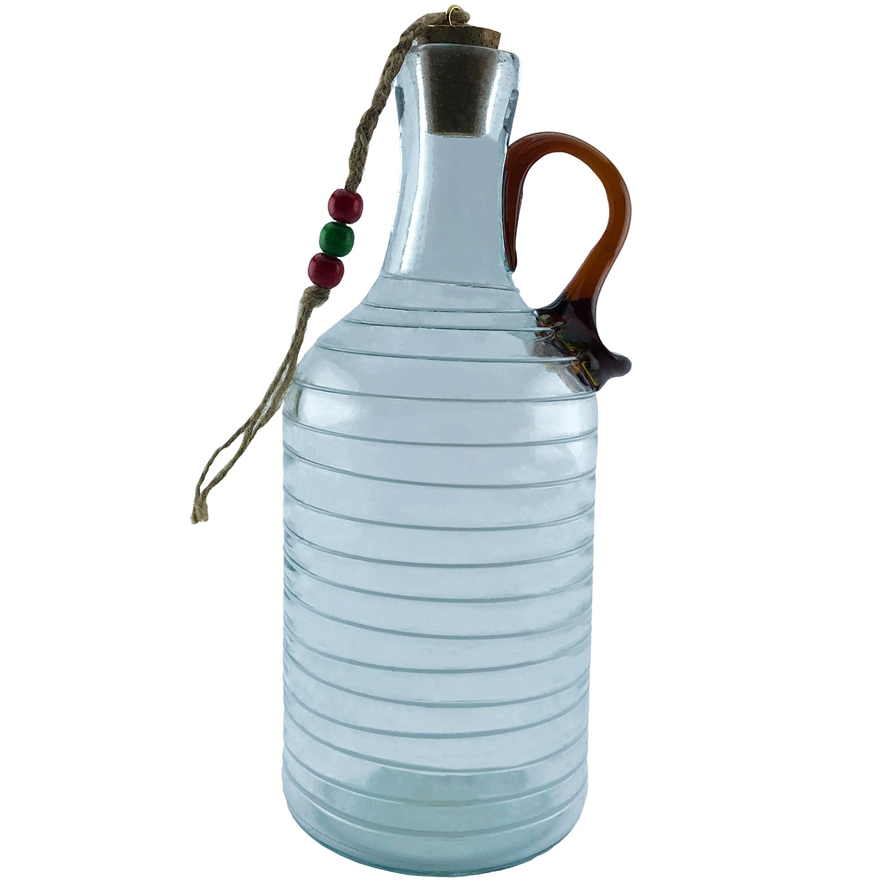 بطری شیشه ای طرح گرد نواری کد 643a