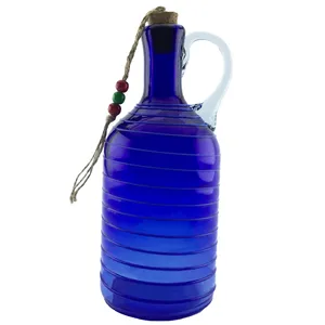 بطری شیشه ای طرح گرد نواری کد 637