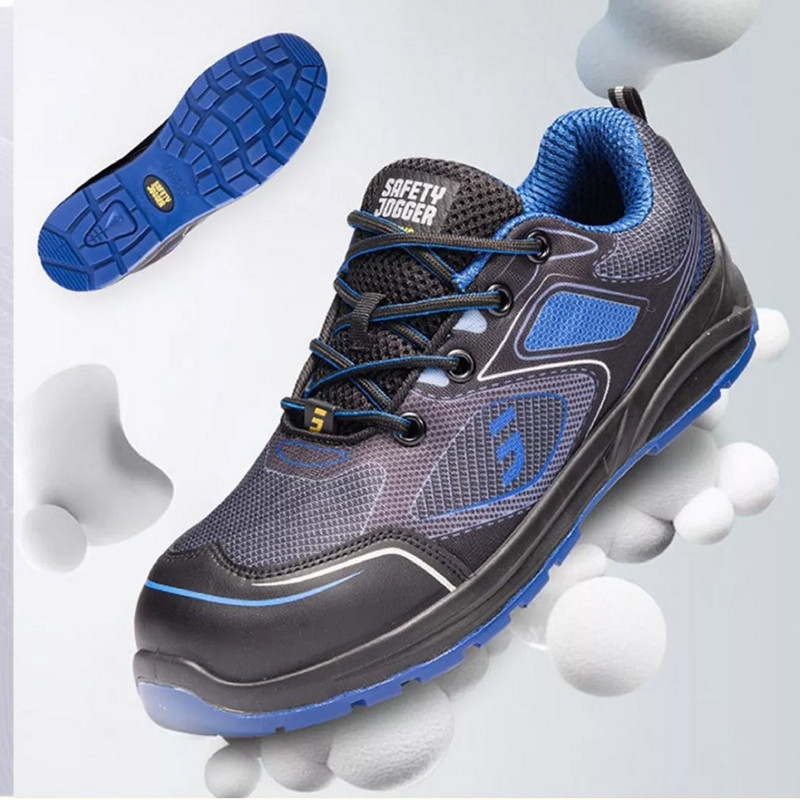 کفش ایمنی سیفتی جاگر مدل مهندسی اسپرت الکترو استاتیک CADOR-BLUE