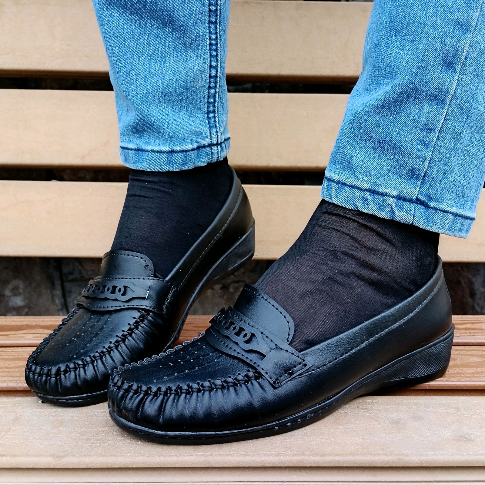 کفش طبی زنانه مدل ترلان کد P.t رنگ مشکی -  - 8
