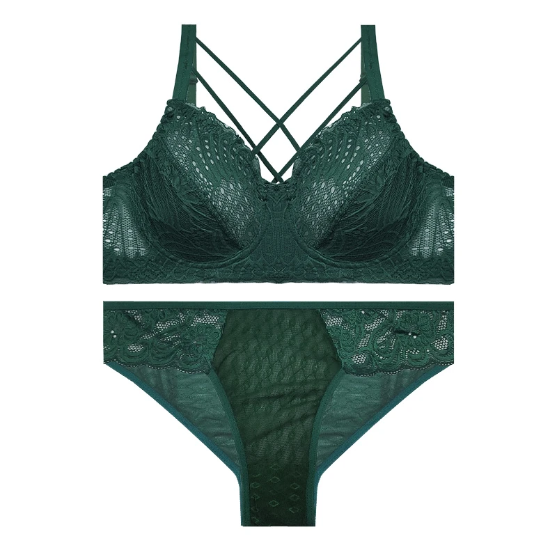 ست شورت و سوتین زنانه آنی لوکس مدل گیپور هارنس دوبل کد 19572st