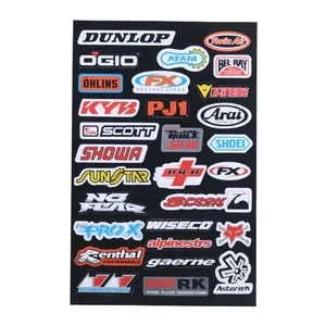 برچسب بدنه موتور سیکلت مدل DUNLOP