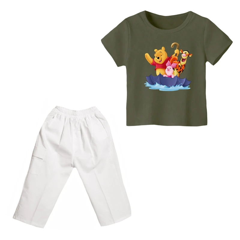 ست تی شرت و شلوارک پسرانه مدل پو کد 22