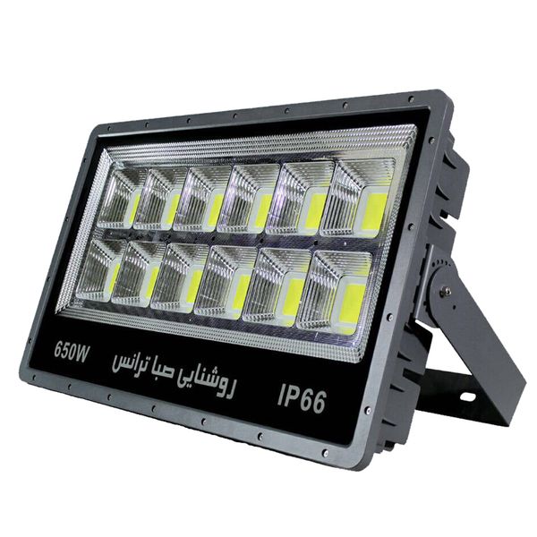پروژکتور پنجره ای 650 وات سی او بی روشنایی صباترانس مدل IP66 پروژکتور پنجره ای 650 وات سی او بی روشنایی صباترانس مدل IP66
