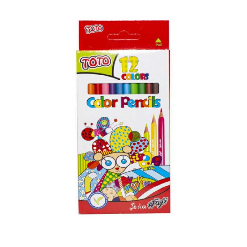 مداد رنگی 12 رنگ توتو کد 051