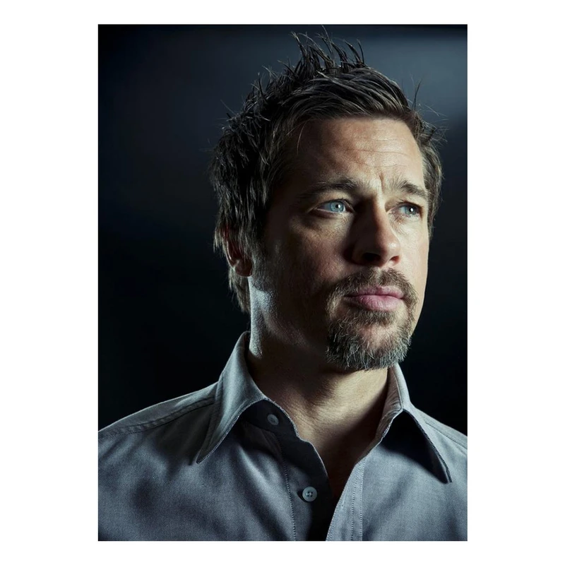 تابلو شاسی طرح برد پیت Artist Brad Pitt 0063