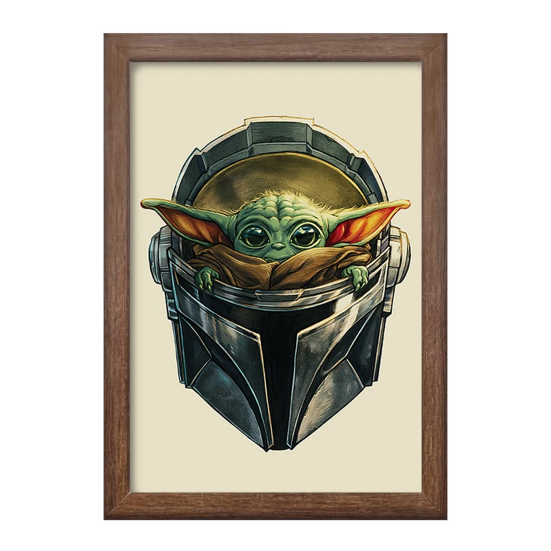 تابلو خندالو طرح یودا سریال جنگ ستارگان کد 26072