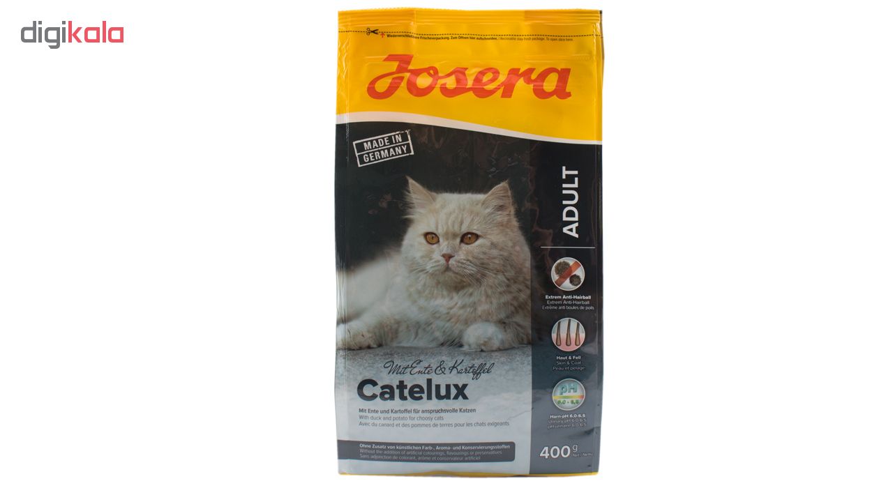 غذای خشک گربه جوسرا مدلCATELUX وزن 400 گرم
