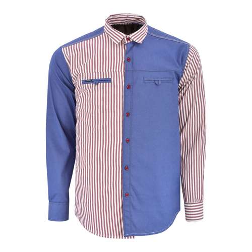 پیراهن آستین بلند مردانه مدل رادو کد M2142-6