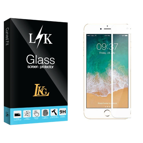 محافظ صفحه نمایش ال کا جی مدل LK Glass مناسب برای گوشی موبایل اپل Iphone 7 PLUS