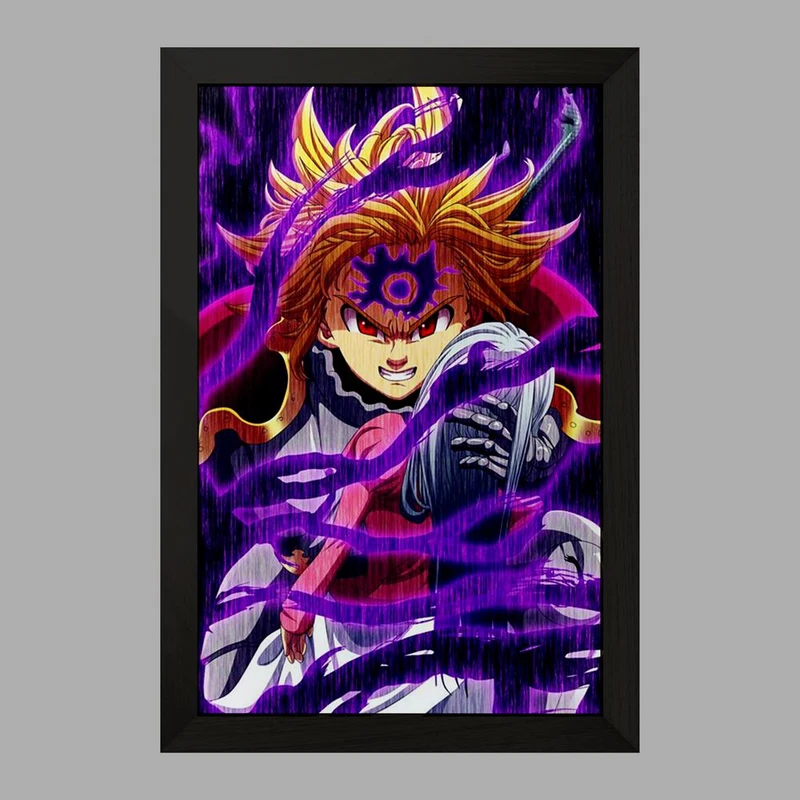 تابلو خندالو مدل ملیوداس انیمه هفت گناه کبیره  کد 17569