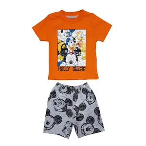 ست تی شرت و شلوارک نوزادی کد N2