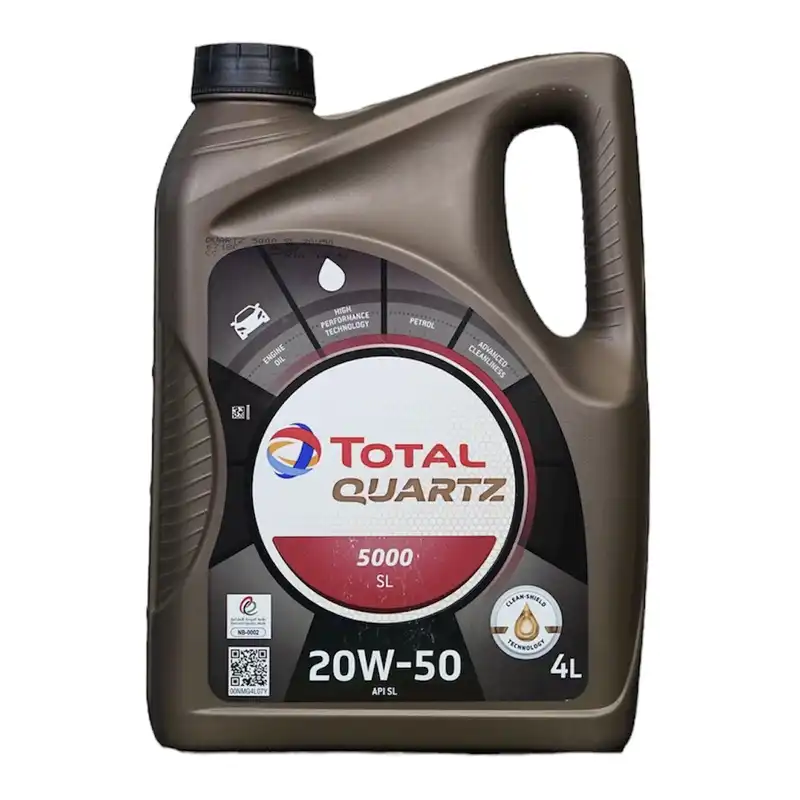 روغن موتور توتال مدل 20w-50 حجم چهار لیتر