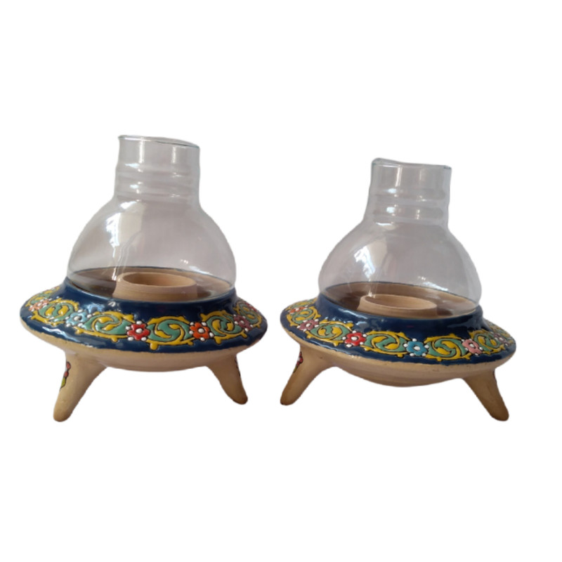 جاشمعی میناکاری مدل سه پایه کد 4911 بسته دو عددی 