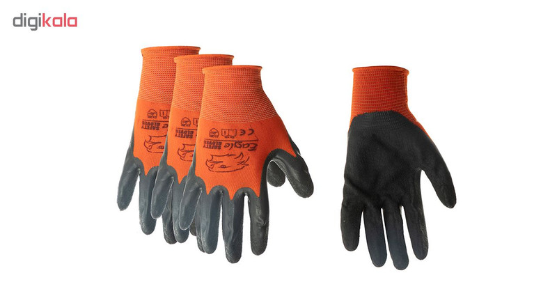 دستکش ایمنی ایگل مدل TN بسته 4 جفتی